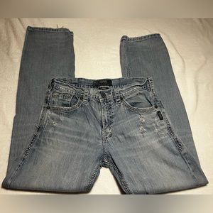 Mens Silver Gordie Jeans